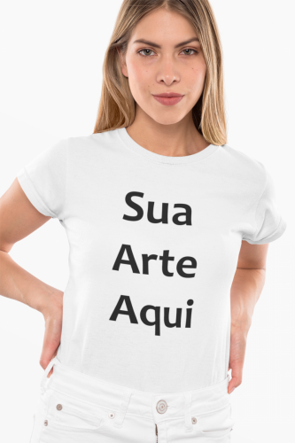 CAMISA PERSONALIZADA BRANCA BABY LOOK