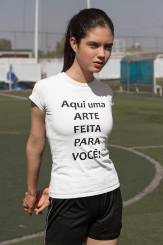 CAMISA PERSONALIZADA INFANTIL MENINA FUTEBOL