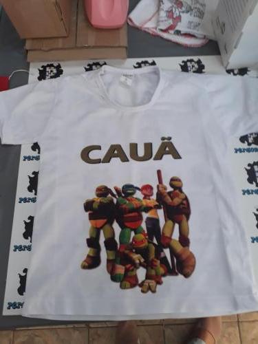 Camisa Personalizada Branca Personalize Infantil Festa Crianca (25)