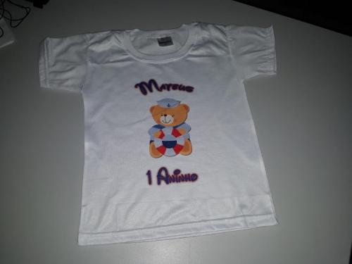 Camisa Personalizada Branca Personalize Infantil Festa Crianca (40)