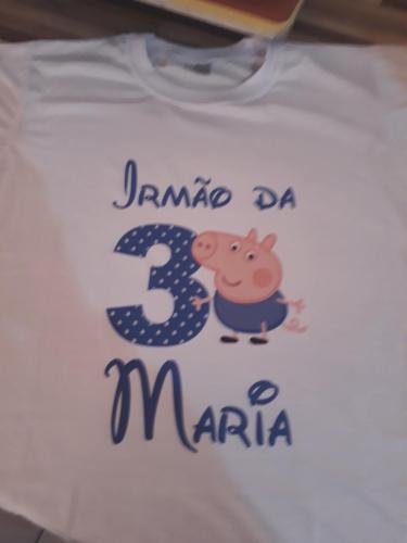 Camisa Personalizada Branca Personalize Infantil Festa Crianca (46)