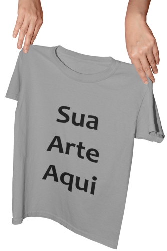 Modelo Camisa Cinza Prata